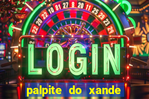 palpite do xande de hoje